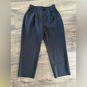Abercrombie & Fitch Women’s Black Quinn Pants - Curve Love Size 8 Short